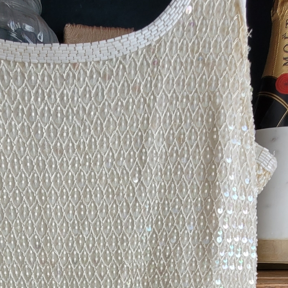 Vintage beaded sequin dress - Picture 2 of 3